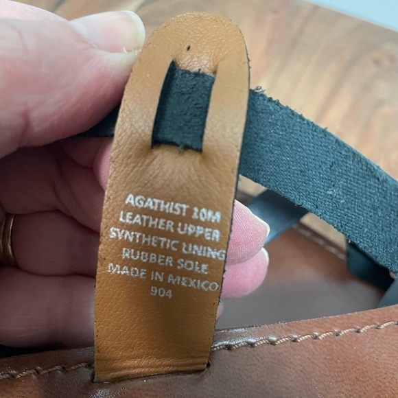 Steve Madden Agathist Black Leather Strappy Sandal, NWOT, 10M - Picture 6 of 9